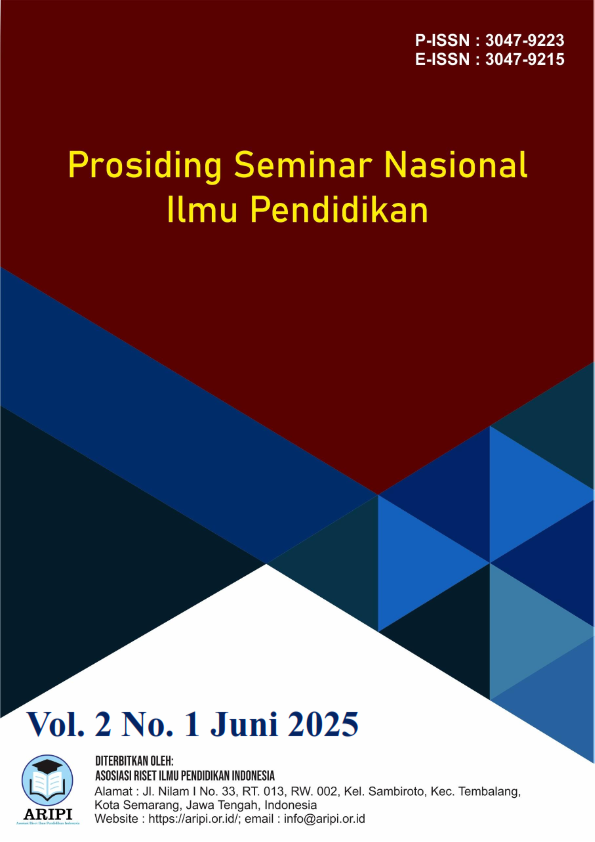 					View Vol. 2 No. 2 (2025): Desember : Prosiding Seminar Nasional Ilmu Pendidikan
				