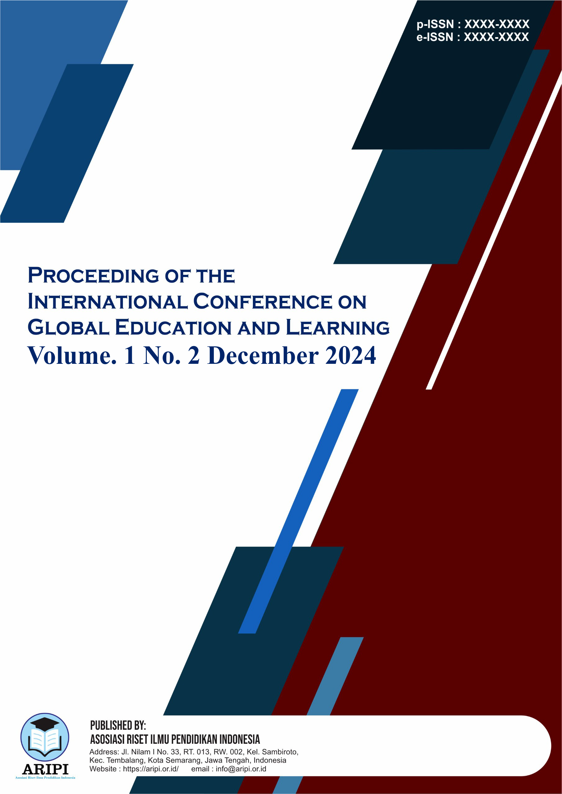 					View Vol. 1 No. 2 (2024): December : Proceeding of the International Conference on Global Education and Learning
				